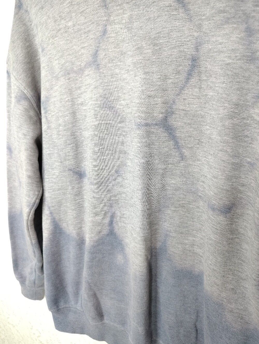 Wild Fable Bleach Tie Dye Sweatshirt Oversized Purple and Gray Size Small - Picture 9 of 11